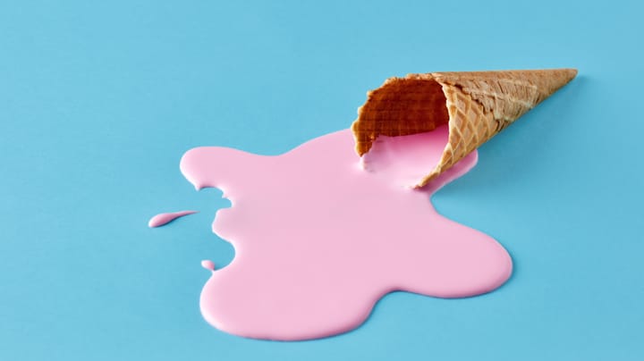 Melted ice cream cagkansayin getty