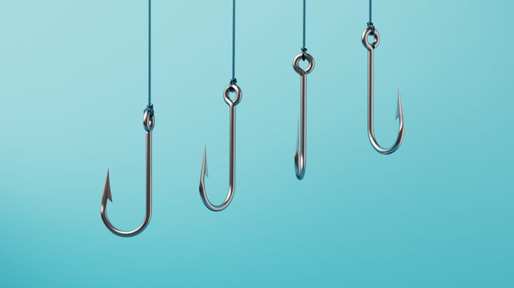 Fishing hooks microstockhub gettyimages
